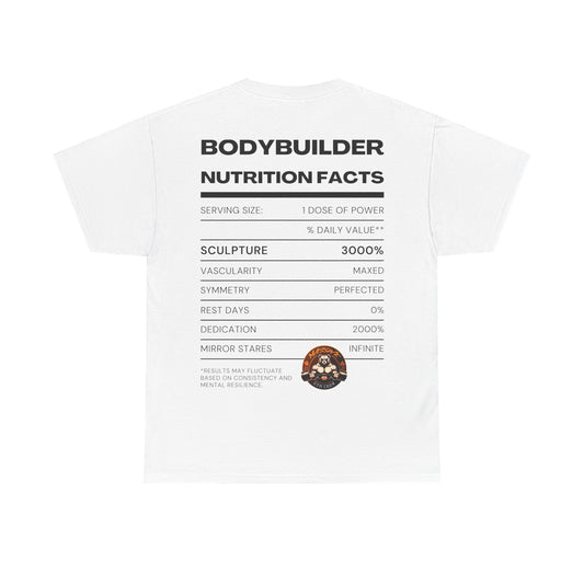 Bodybuilder Nutrition Facts Unisex T-Shirt