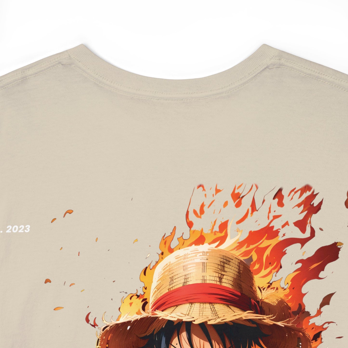 Luffy Fire Mode Gym T-Shirt