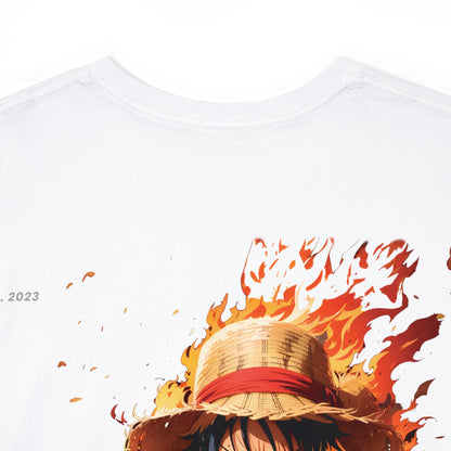 Luffy Fire Mode Gym T-Shirt