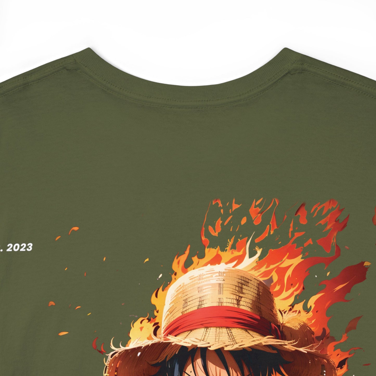 Luffy Fire Mode Gym T-Shirt