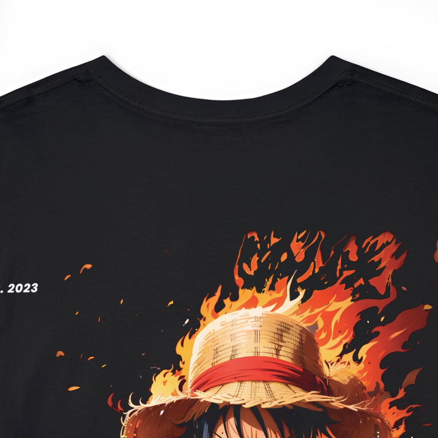 Luffy Fire Mode Gym T-Shirt