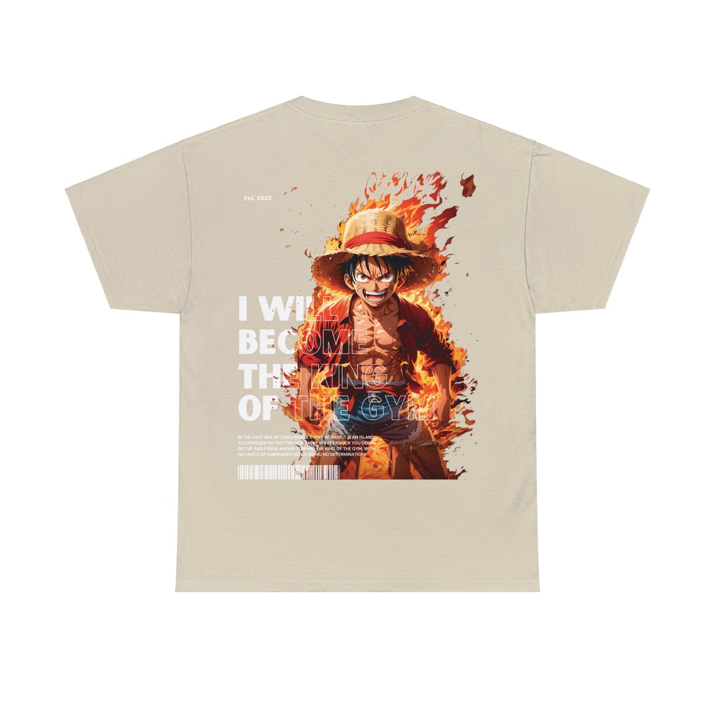 Luffy Fire Mode Gym T-Shirt