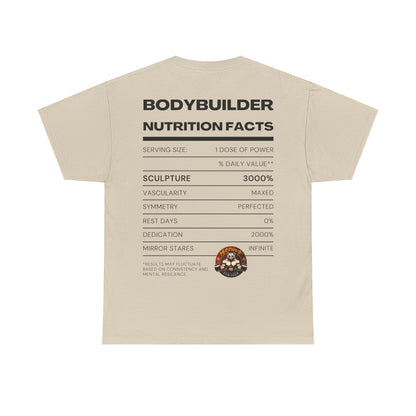 Bodybuilder Nutrition Facts Unisex T-Shirt