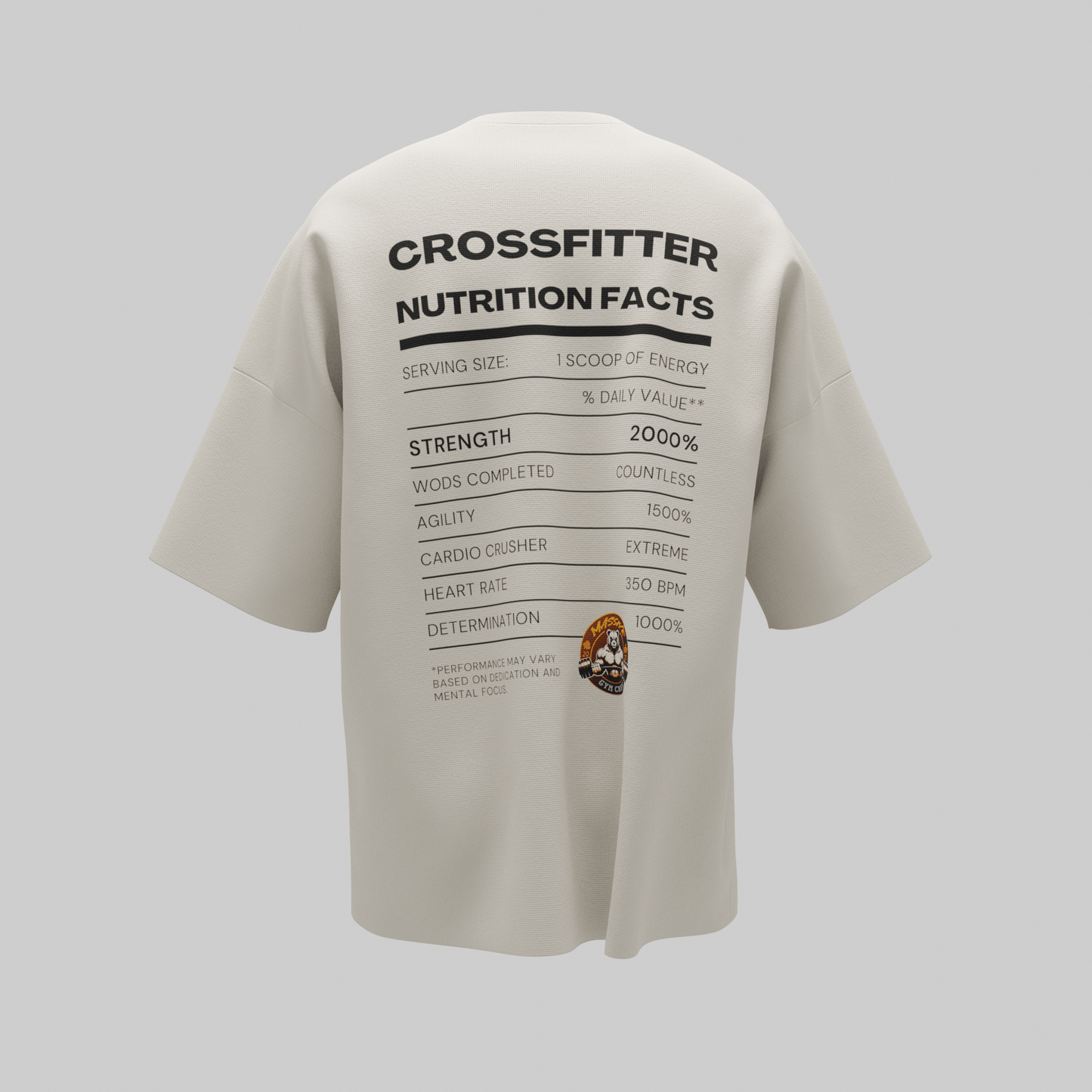 Crossfitter Nutrition Facts Unisex T-Shirt