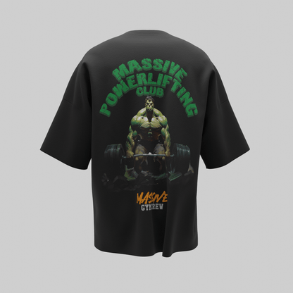 Hulk Powerlifter Gym T Shirt Massive Gym Crew
