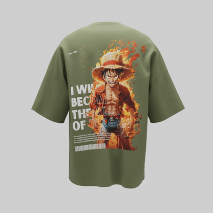 Luffy Fire Mode Gym T-Shirt