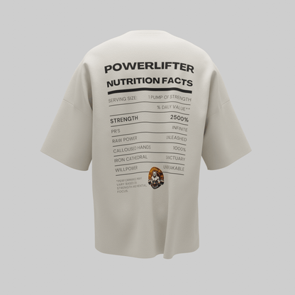 Powerlifter Nutrition Facts Unisex T-Shirt